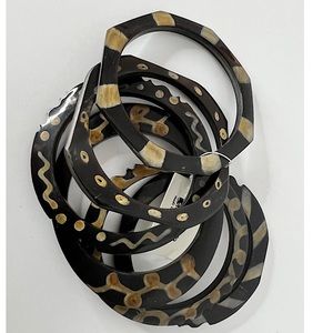 Set of 6 Bangle Bracelets